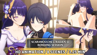 [pastapaprika]Raiden Ei X Scaramouche ANIMATION (HD) 28